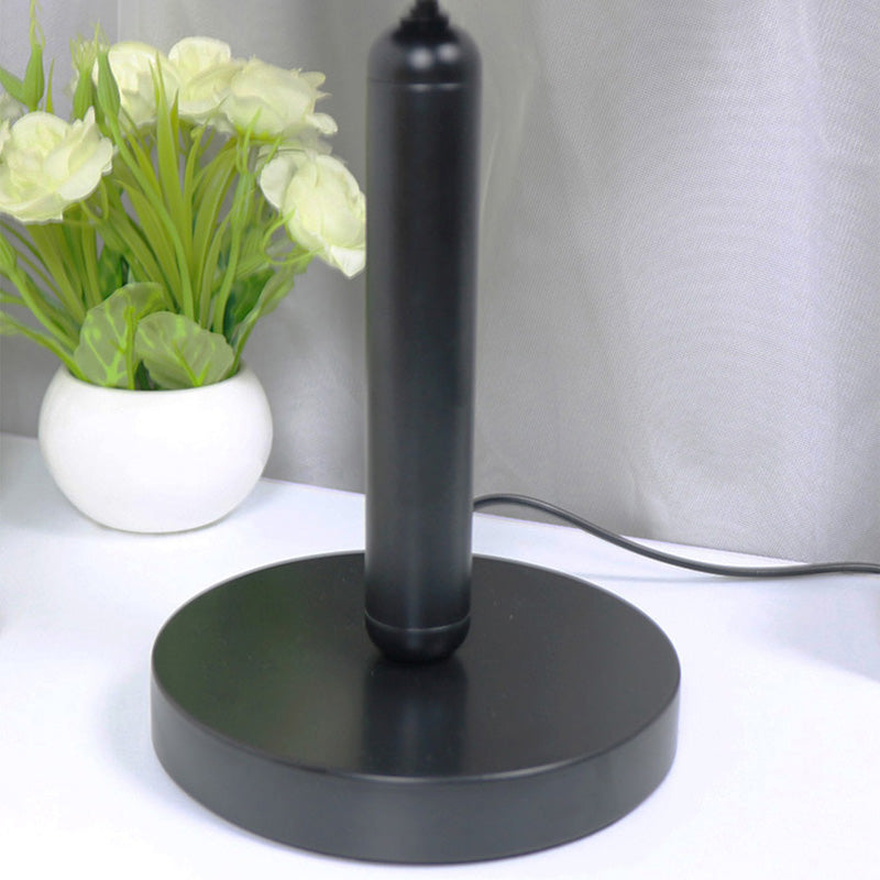 Global Bedside Night Light Opaline Glass 1 Bulb Minimalist Table Light