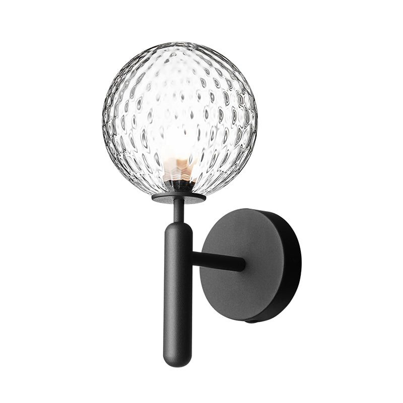 Lampe murale du globe noir