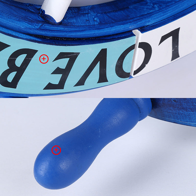 Plafonnier LED bleu en métal pour enfants, luminaire de plafond pour chambre d'enfant