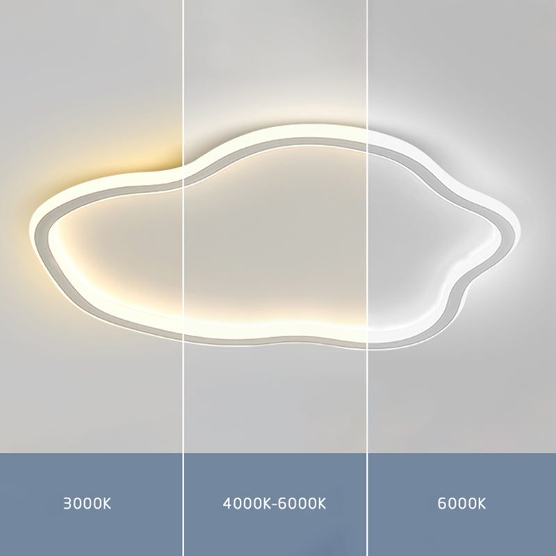 Minimalisme Metalen LED-inbouwlamp Geometrische plafondinbouw voor slaapkamer