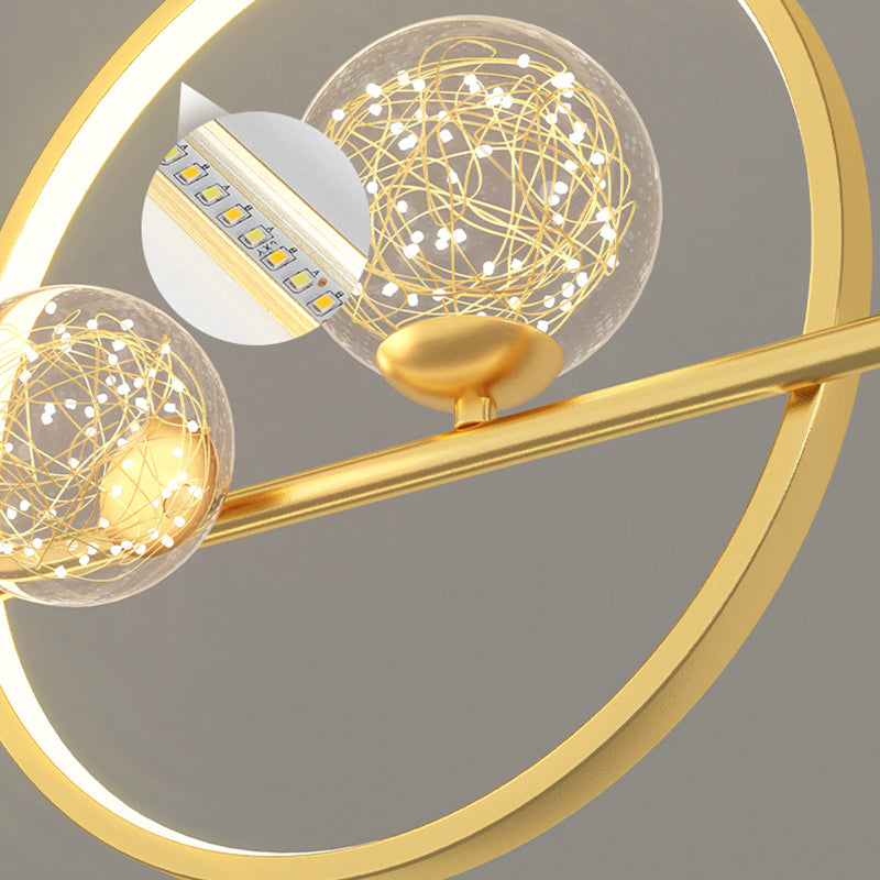 7 îlot de cuisine légère pendentif lustre linéaire Éclairage de l'île contemporaine