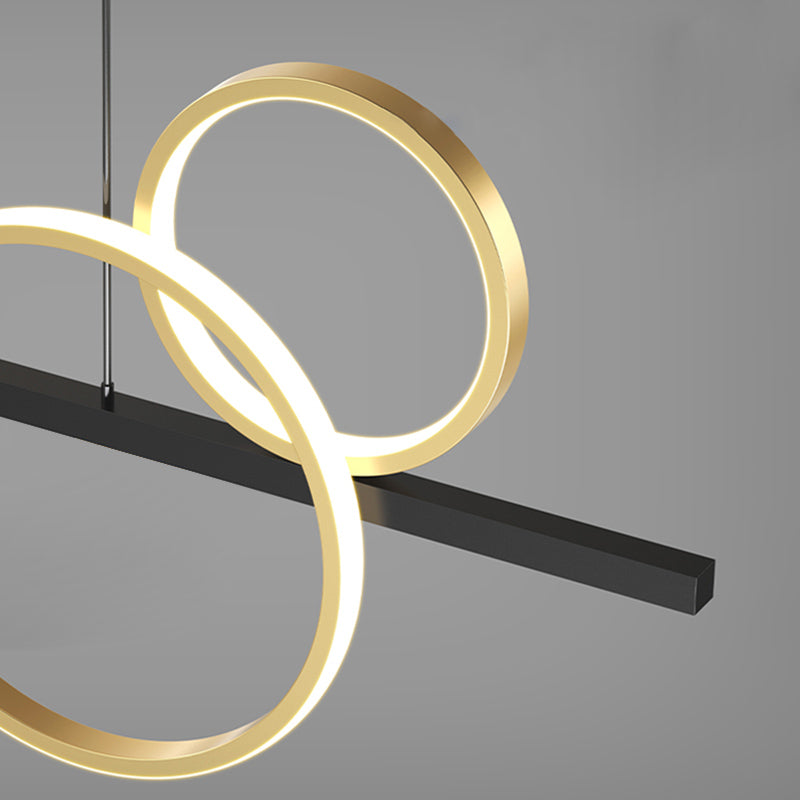 Éclairage de l'île contemporaine LIGNELLE LIGNIFICATION LEUR LEUR LEUR