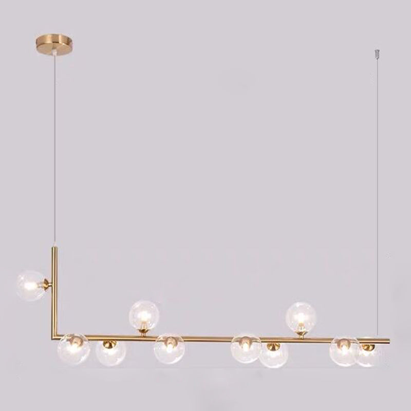 10 Lichte keukeneiland hanglage lineaire hanglampen eiland verlichtingsarmaturen