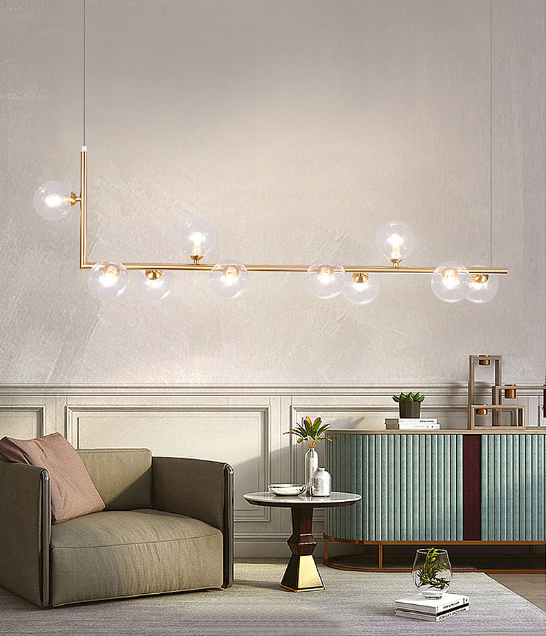 10 Lichte keukeneiland hanglage lineaire hanglampen eiland verlichtingsarmaturen