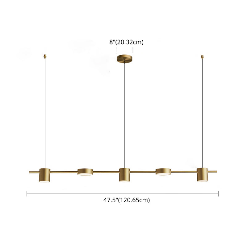 5 Light Kitchen Island Pendant Linear Pendant Lighting Island Light Fixtures