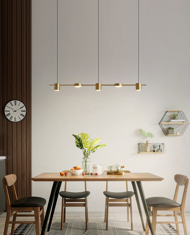 5 Light Kitchen Island Pendant Linear Pendant Lighting Island Light Fixtures