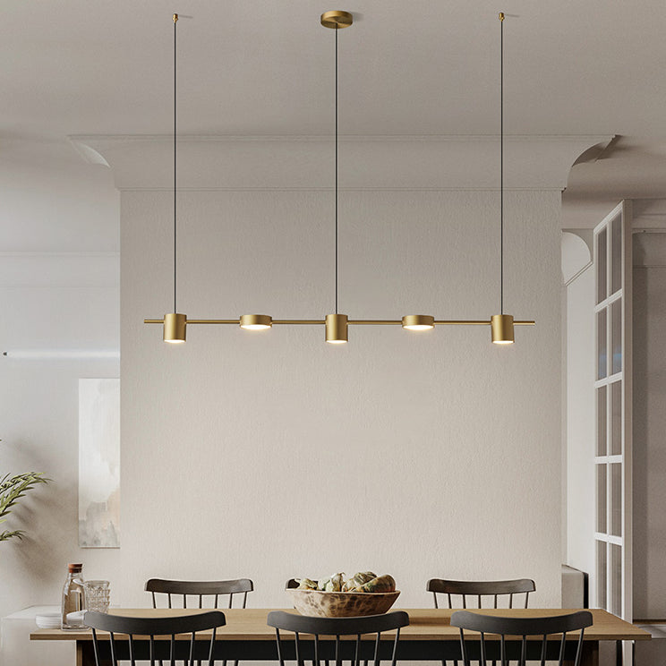 5 Light Kitchen Island Pendant Linear Pendant Lighting Island Light Fixtures