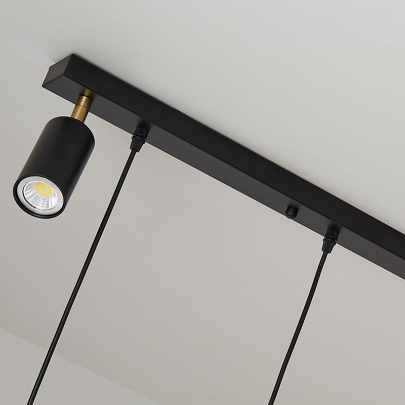 7 îlot de cuisine légère pendentif lustre linéaire Éclairage de l'île contemporaine