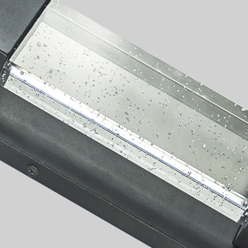 Moderne glazen rechthoekige wandwandcontino