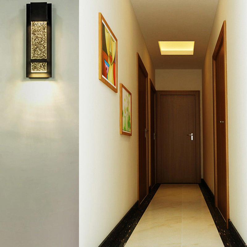 Moderne glazen rechthoekige wandwandcontino