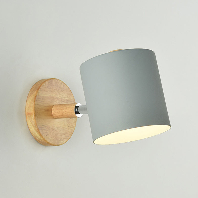 Moderni macaron nordici in stile geometrico con sconde da parete ombre geometrica 1 flione leggero in bianco e nero