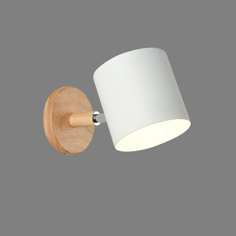 Moderni macaron nordici in stile geometrico con sconde da parete ombre geometrica 1 flione leggero in bianco e nero