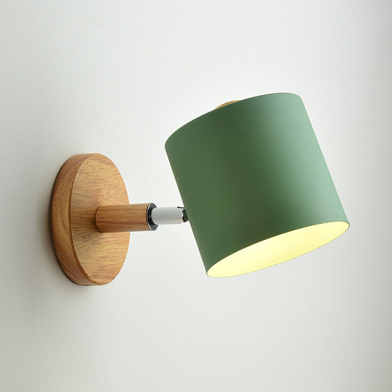 Moderni macaron nordici in stile geometrico con sconde da parete ombre geometrica 1 flione leggero in bianco e nero