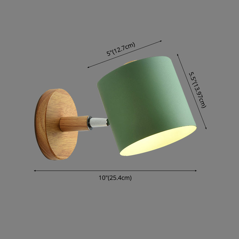 Moderni macaron nordici in stile geometrico con sconde da parete ombre geometrica 1 flione leggero in bianco e nero