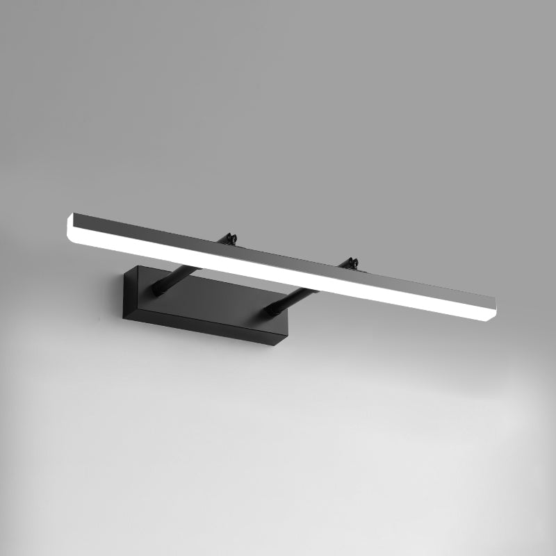 Modern Concise Linear LED Wall Light Lacquered Iron Extendable Wall Lamp with Acrylic Shade