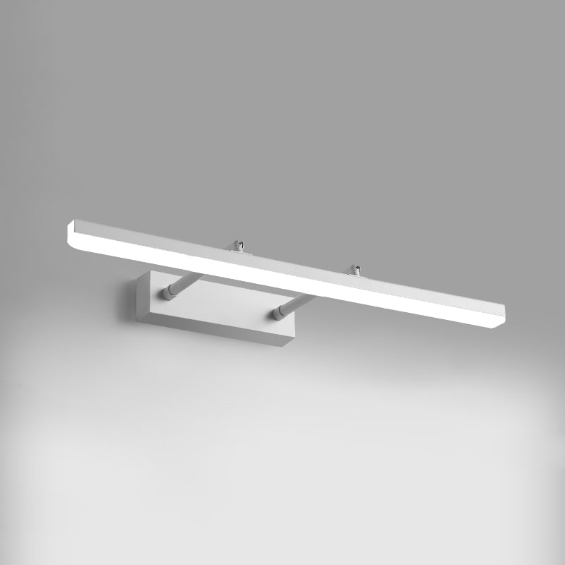 Mur mural linéaire concis moderne Lampe murale extensible en fer laqué avec ombre acrylique