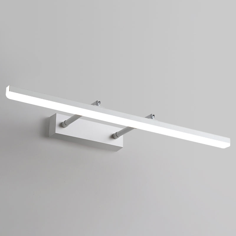 Modern Concise Linear LED Wall Light Lacquered Iron Extendable Wall Lamp with Acrylic Shade