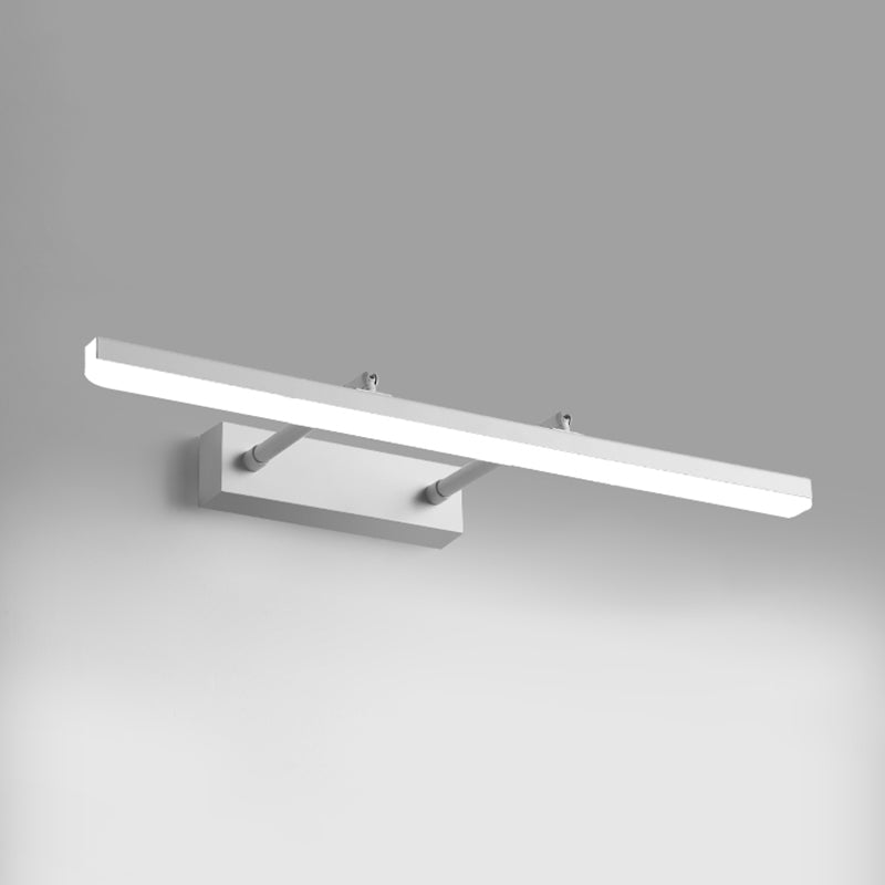 Modern Concise Linear LED Wall Light Lacquered Iron Extendable Wall Lamp with Acrylic Shade