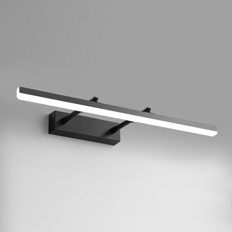 Modern Concise Linear LED Wall Light Lacquered Iron Extendable Wall Lamp with Acrylic Shade