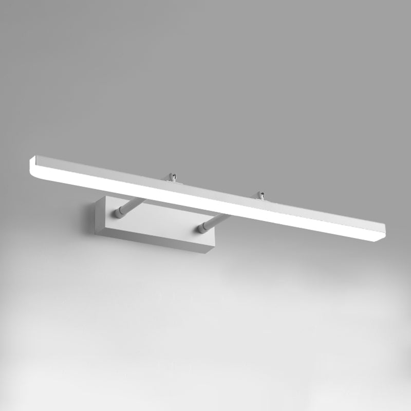 Mur mural linéaire concis moderne Lampe murale extensible en fer laqué avec ombre acrylique