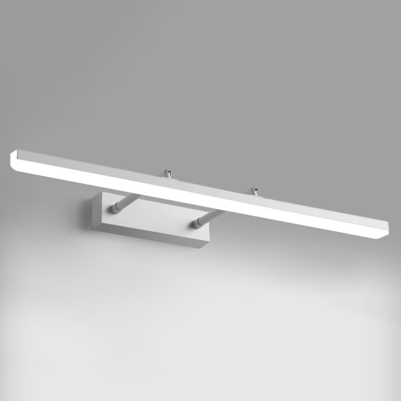 Modern Concise Linear LED Wall Light Lacquered Iron Extendable Wall Lamp with Acrylic Shade
