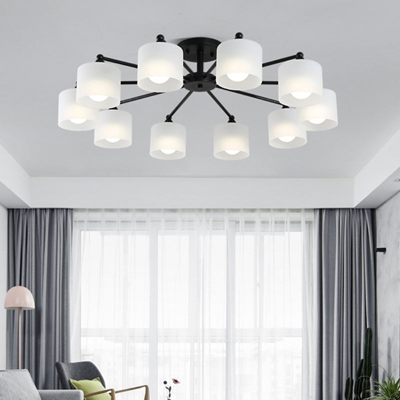 Lampade a sospensione di vetro contemporanei per le lampadario per soggiorno per soggiorno per soggiorno