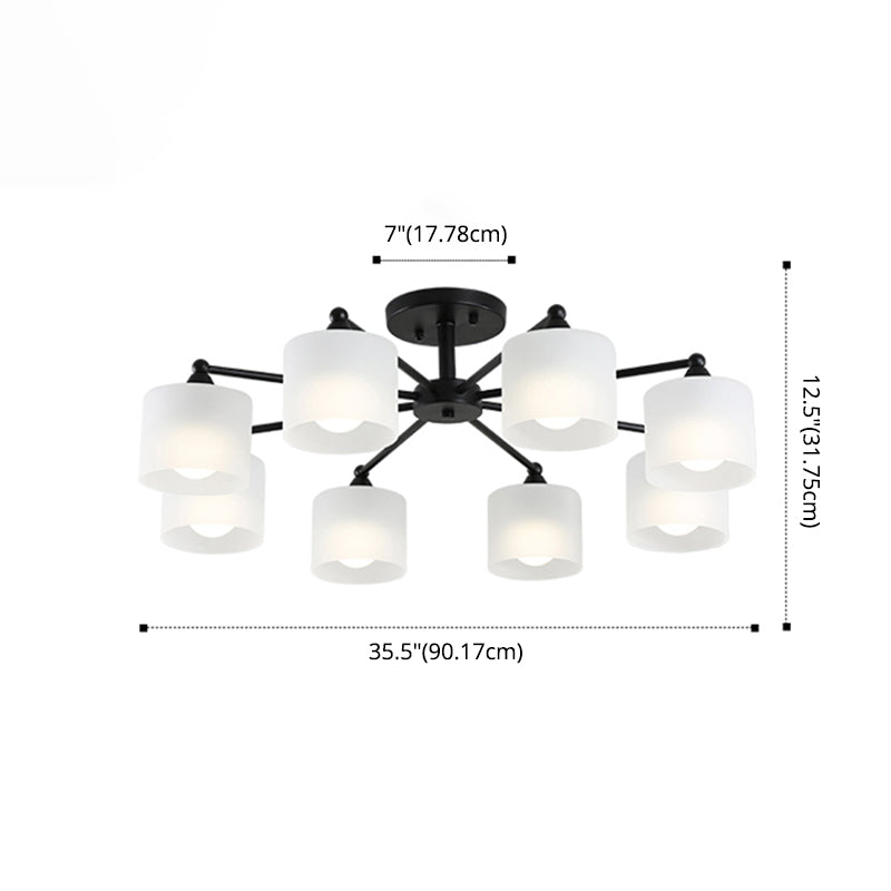 Lampade a sospensione di vetro contemporanei per le lampadario per soggiorno per soggiorno per soggiorno