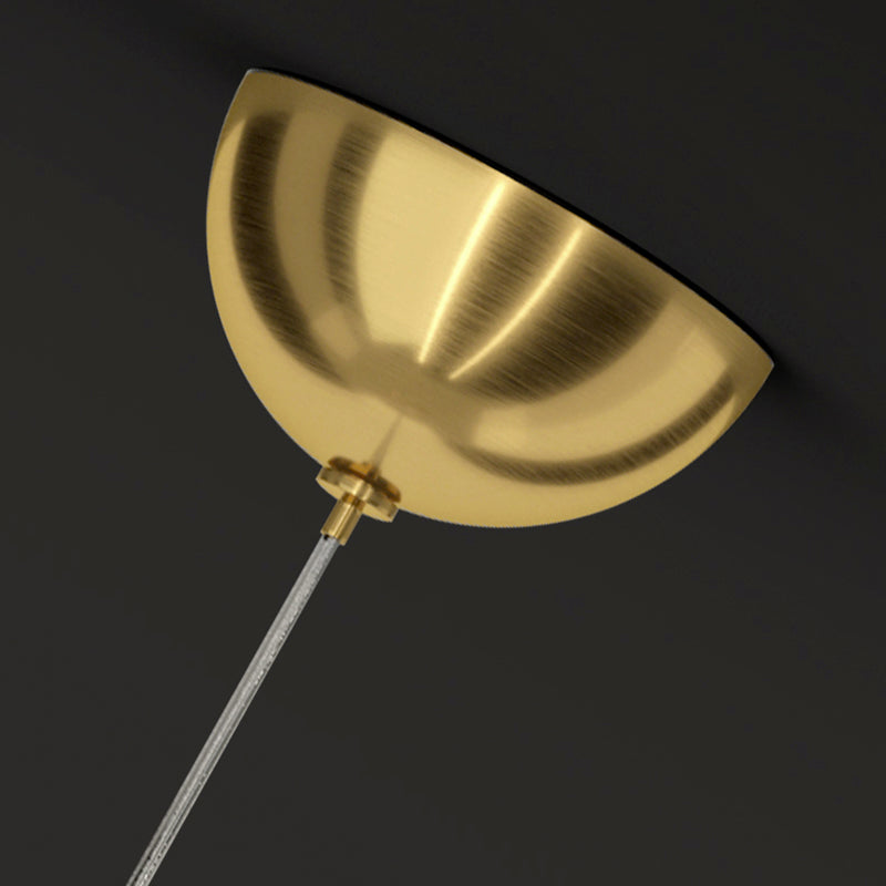 Zeitgenössische globale hängende Lichtkit Glas 1-Licht Deckenleuchte für Schlafzimmer