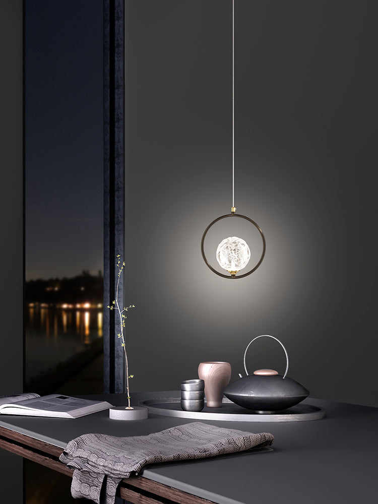 Hedendaags Global Hanging Light Kit Glas 1 Licht plafondlicht voor slaapkamer