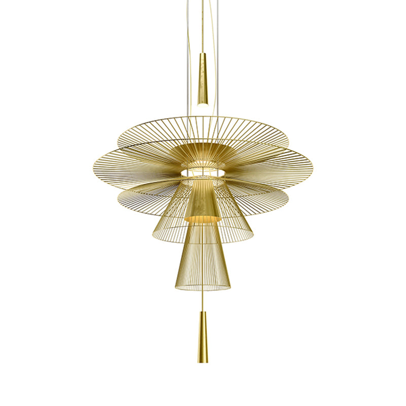 Metal Contemporary Hanging Pendant Light 1-Light Drop Pendant for Dining Room