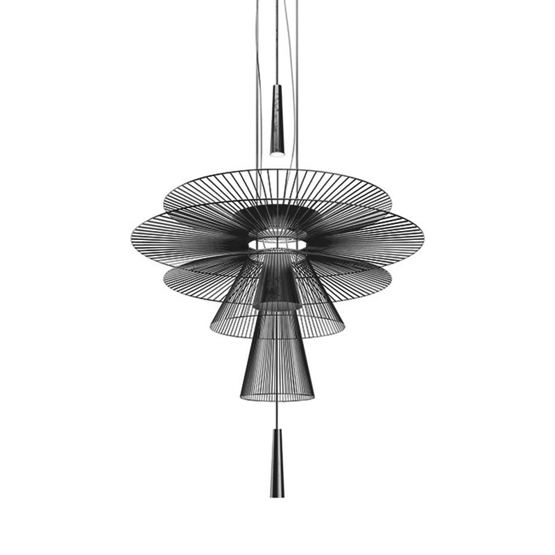 Metal Contemporary Hanging Pendant Light 1-Light Drop Pendant for Dining Room