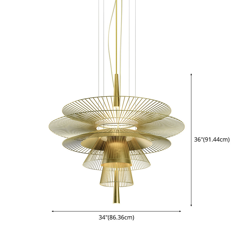 Metal Contemporary Hanging Pendant Light 1-Light Drop Pendant for Dining Room