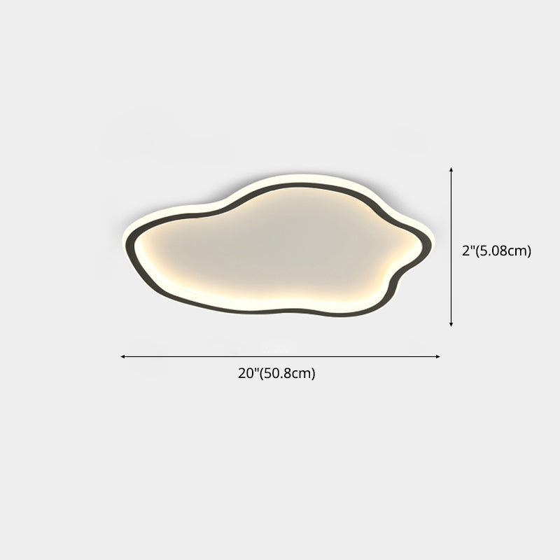 Minimalisme Metalen LED-inbouwlamp Geometrische plafondinbouw voor slaapkamer
