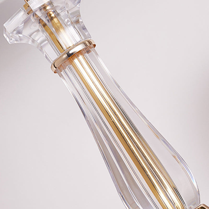 Ultra-moderne Einfachheit Domtisch Lampe weiße Glas Nachttisch-Lampe für Schlafzimmer