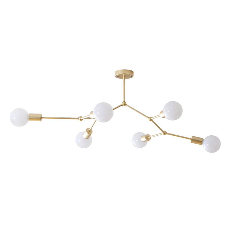 Plafonnier Design à ampoule nue de Style industriel, luminaire rétro pour salon
