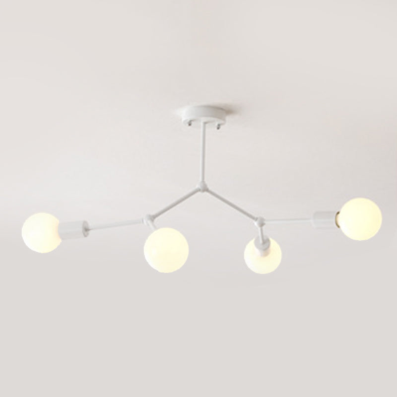 Plafonnier Design à ampoule nue de Style industriel, luminaire rétro pour salon