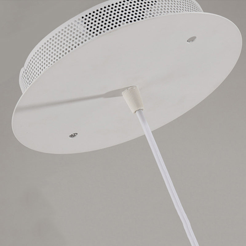 Modern Simple Flower Chandelier Lamp Aluminum LED Hanging Light for Dining Room