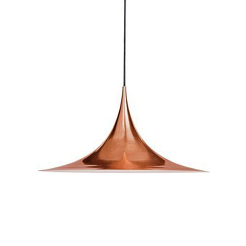 Contemporain 1 Head Metal Pender Light Fitting Cone Suspension Lighting Ayémorrat pour salle à manger
