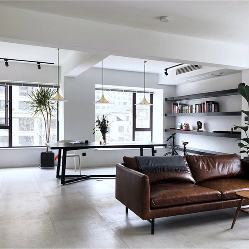 Contemporain 1 Head Metal Pender Light Fitting Cone Suspension Lighting Ayémorrat pour salle à manger