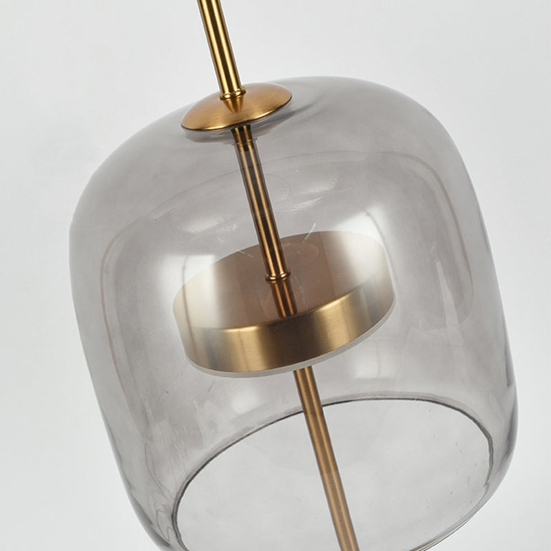 Ultra-modern Simplicity Bell Table Lamp Glass Nightstand Lamp for Bedroom