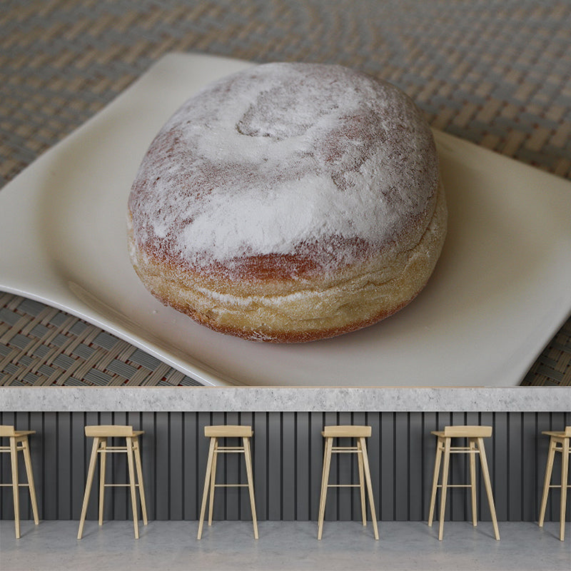 Tasty Dessert Mural Decal Modern Decorative Dessert Shop Wall Art, Stain Resistant