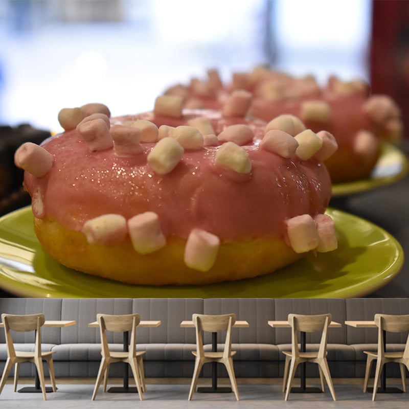 Tasty Dessert Food Mural Wallpaper Coffee Shop Cake Shop Wall Decor, Made to Measure