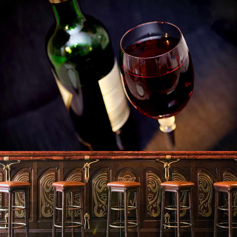 Grape Wine Wall Mural Modern Decoration for Bar Restaurant, Custom Size Available