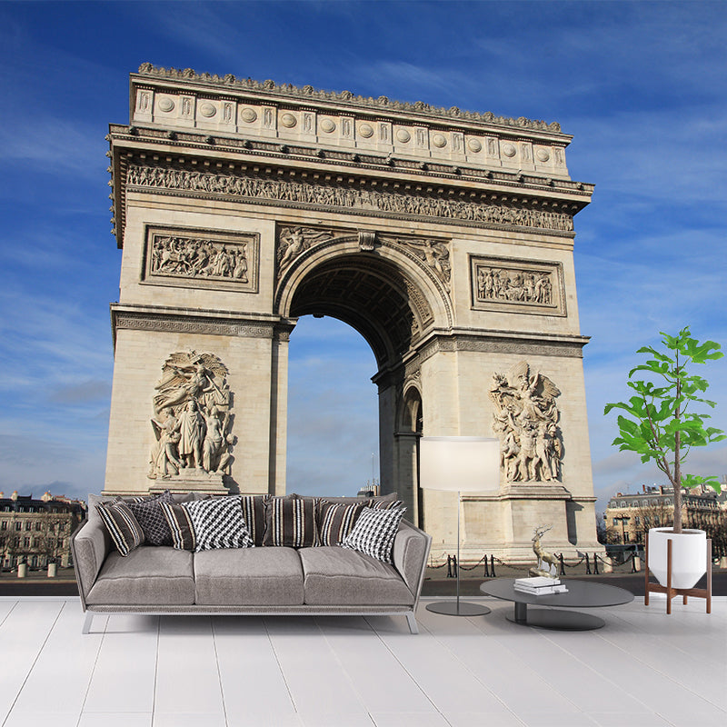 Modern Architecture Mural Decal Custom Made,Waterproofing Wall Decor for Home