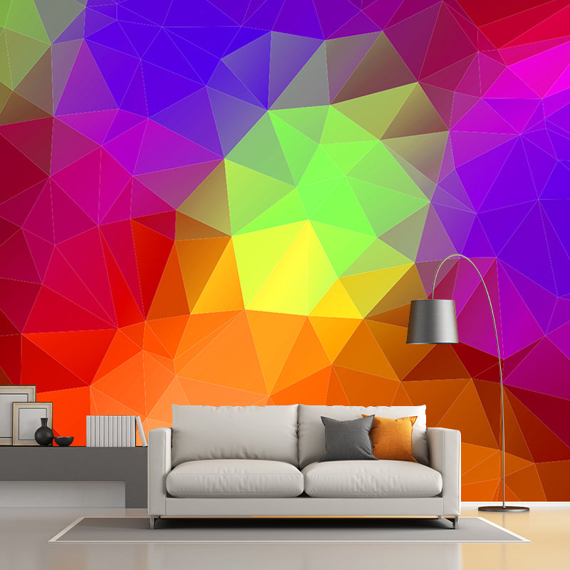 Illustration Abstract Wall Mural for Sitting Room Waterproof, Custom Size Available