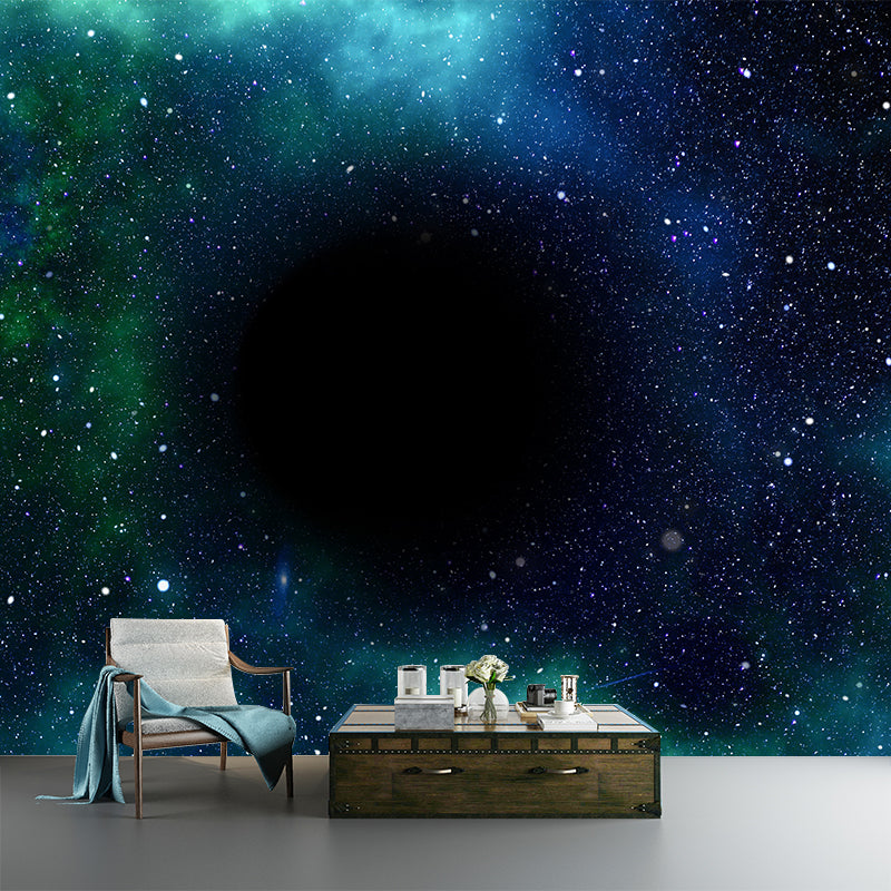 Dark Universe Night Mural Decal Stain Resistant
Wall Covering, Made to Measure