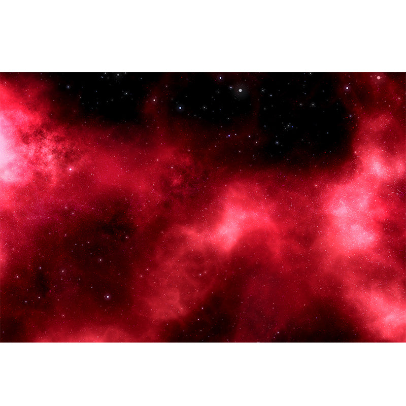 Dark Outer Space Wall Murals Stain Resistant Wall Art for Aisle Corridor