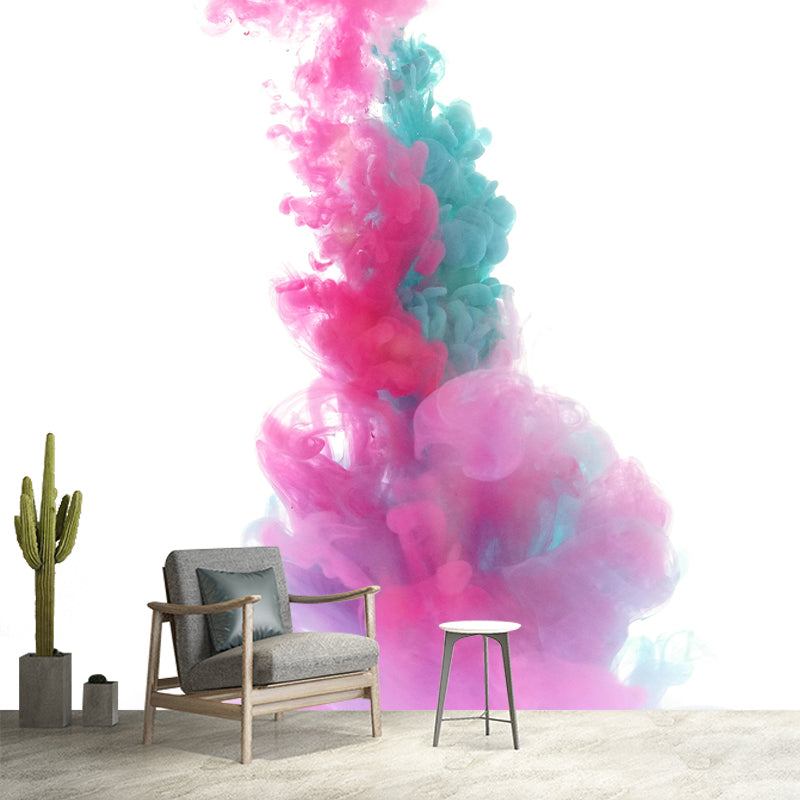 Photography Style Ink Fusion Wallpaper Mural Abstract Modern Wall Decor for Bedroom
