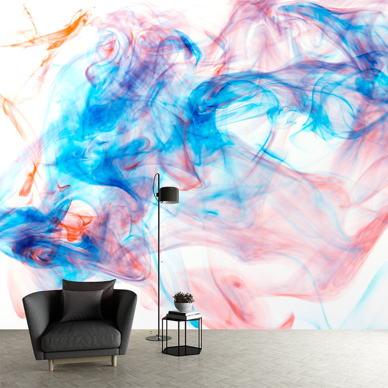 Photography Style Ink Fusion Wallpaper Mural Abstract Modern Wall Decor for Bedroom