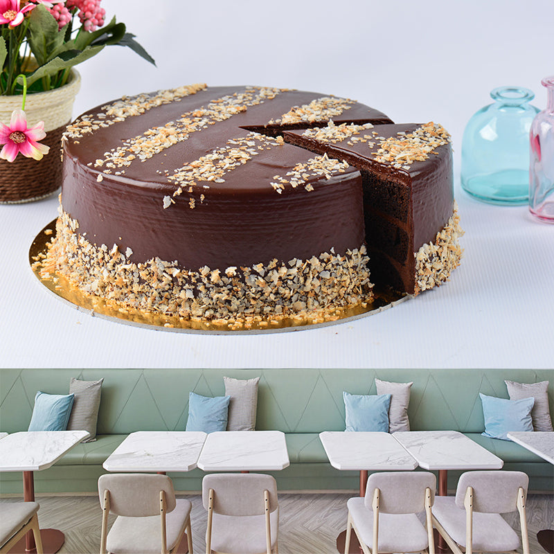 Horizontal Photography Nice Cake Mural Wallpaper Wall Covering for Dessert Shop